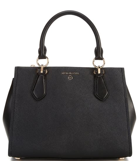 michael kors saffiano satchel|michael kors marilyn medium saffiano.